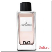 парфюмерия, парфюм, туалетная вода, духи D&G 3 L`Imperatrice